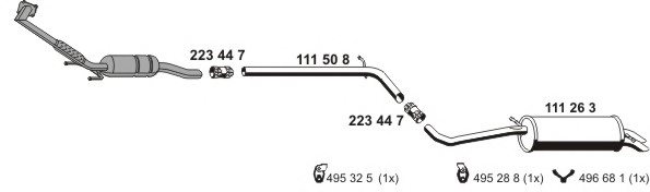 ERNST 071464 Exhaust System